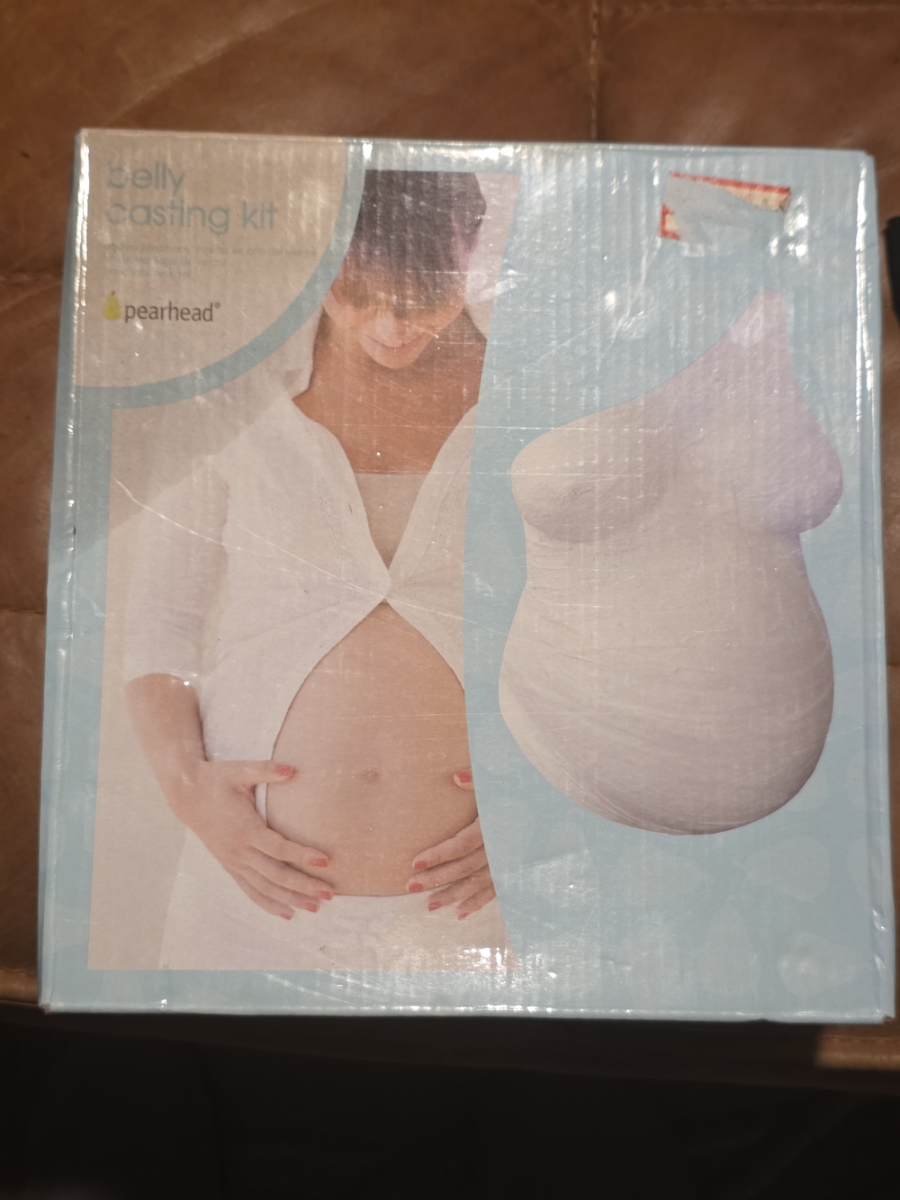 Pearhead Belly Casting Kit in Light Blue Packaging